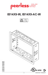 peerless-AV IB14X9-AC-W Manual De Instrucciones