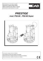 CAB PRESTIGE PS2.60 Manual De Instrucciones