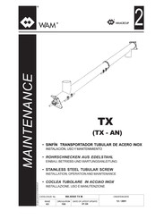 WAM TX Serie Instalación Uso Y Mantenimiento