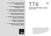 Nice TT6 Instrucciones Y Advertencias Para La Instalación Y El Uso