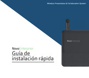 Vivitek NovoEnterprise Guía De Instalación Rápida