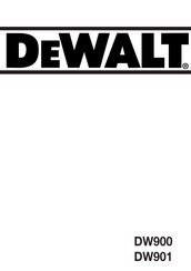 DeWalt DW900 Manual De Instrucciones