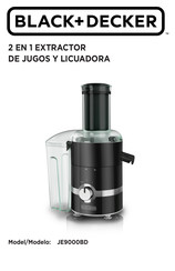 Black+Decker JE9000BD Manual De Instrucciones