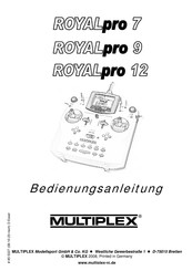 Multiplex ROYALpro 7 Manual De Instrucciones