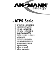 Ansmann Energy ATPS 2324 Instrucciones De Manejo