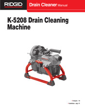 RIDGID K-5208 Manual Del Usario