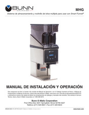 Bunn MHG Manual De Instalación Y Operación