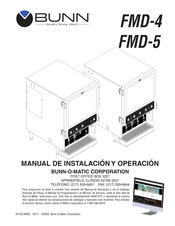 Bunn FMD-5 Manual De Instalación Y Operación