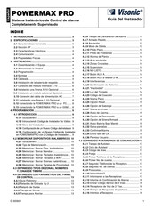 Visonic PowerMaxPro Guia Del Instalador