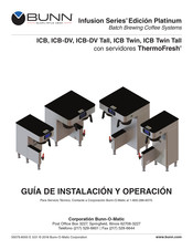 Bunn Infusion Serie Guía De Instalación Y Operación