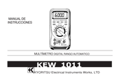 KYORITSU KEW 1011 Manual De Instrucciones