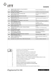 ITT Lowara Maxibox Plus Serie Manual De Instrucciones Para La Instalación Y El Uso