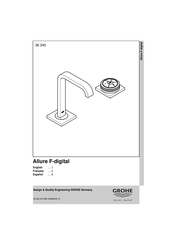 Grohe Allure F-digital 36 345 Manual De Instrucciones