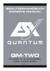 Quantum QM-TWO El Manual Del Propietario