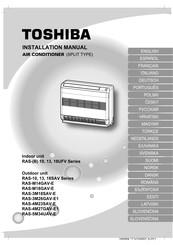 Toshiba RAS-4M27GAV-E1 Manual De Instalación