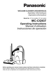 Panasonic MC-CG937 Instrucciones De Operación