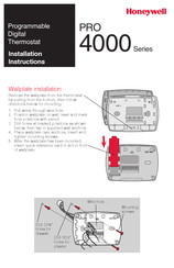 Honeywell PRO 4000 Serie Instrucciones De Instalación