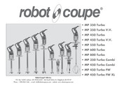 Robot Coupe MP 450 Turbo Manual De Instrucciones