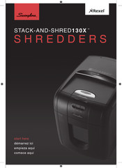 Swingline STACK-AND-SHRED130X Manual Del Usuario