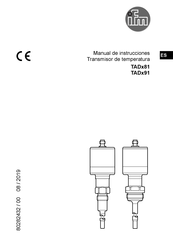 IFM TAD 91 Serie Manual De Instrucciones