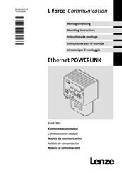 Lenze L-force E84AYCEC Instrucciones Para El Montaje