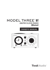 Tivoli Audio Three BT Manual Del Propietário