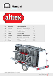 Altrex Scaffold trailer Manual De Instrucciones