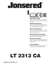 Jonsered LT 2313 Manual De Las Instrucciones