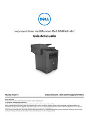 Dell B3465dnf Guia Del Usuario