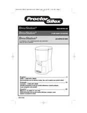 Proctor Silex BrewStation Manual Del Usuario