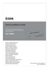 D-Link DGS-1008MP Guía De Instalación Rápida