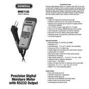 General Tools & Instruments MM70D Manual Del Usuario