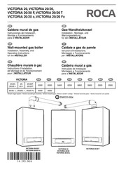 Roca VICTORIA 20/20 T Instrucciones De Instalación, Montaje Y Funcionamiento