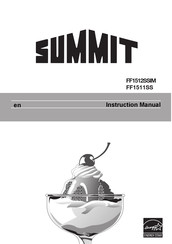Summit FF1512SSIM Manual De Instrucciones