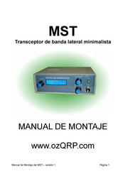 ozQRP MST400 Manual Del Usuario