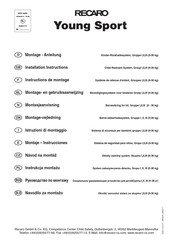 Recaro Young Sport Instrucciones Montaje