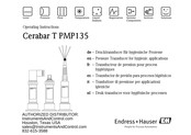 Endress+Hauser Cerabar T PMP131 Instrucciones De Operación