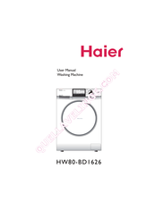 Haier HW80-BD1626 Manual Del Usuario