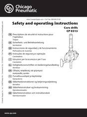 Chicago Pneumatic CP 0315 Instrucciones De Seguridad Y De Funcionamiento