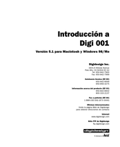 Avid DigiDesign Digi 001 Manual Del Usuario