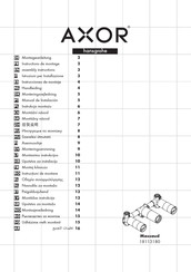 Hansgrohe AXOR Massaud 18113180 Instrucciones De Montaje