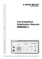 Hameg Instruments HM6050-2 Manual De Instrucciones