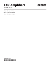 QSC CXD4.5 Manual Del Usuario