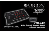 Orion XTR-X4R Manual Del Usuario