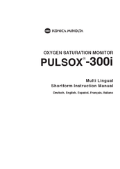 Konica Minolta PULSOX-300i Manual Del Usuario