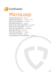 CareFusion MicroLoop Manual De Funcionamiento