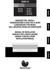 Saunier Duval SDC 020 W Manual De Instalación