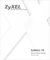 Zyxel ZyWALL 70 Manual Del Usuario