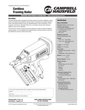 Campbell Hausfeld MF349099 Instrucciones De Operación, Instalación Y Mantenimiento