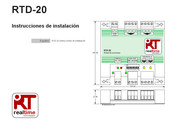 Realtime RTD-20 Instrucciones De Instalación